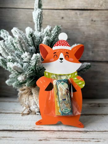 Держатель Лисичка с пакетом для сладостей, 111х232 мм