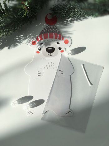 Держатель "Мишка" с пакетом для сладостей — изображение 3