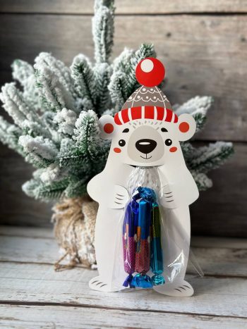 Держатель "Мишка" с пакетом для сладостей