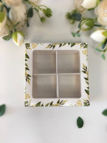 Упаковка под 4 макаронс/моти/конфеты "Розы" — изображение 4