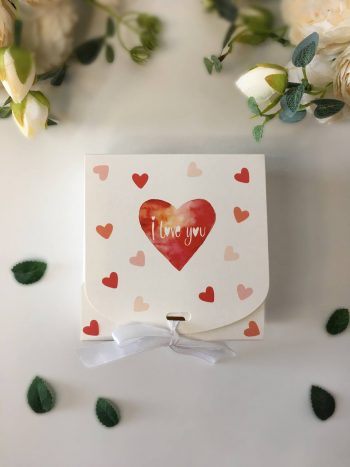 Упаковка под 9 конфет/подарок "I love you"