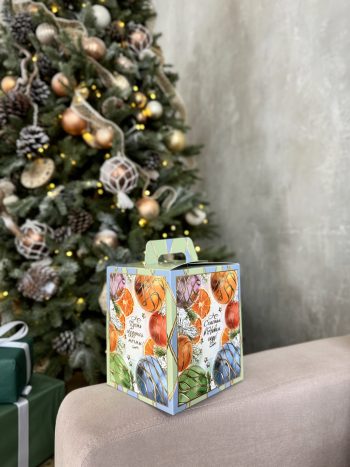 Коробка подарочная куб Магия праздника, 124х134х156 (+40) мм — изображение 3