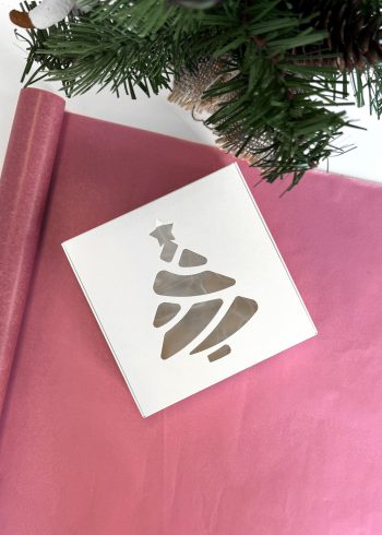 Коробка с фигурным окном Елка, 150х150х40 мм — изображение 3