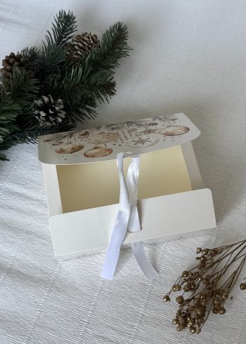 Коробка для подарка с лентой Кристальный Новый год, 165*115*50 мм — изображение 3