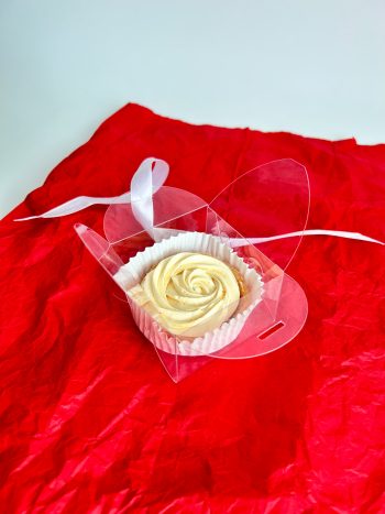 Коробка прозрачная с лентой, 85х85х45 мм — изображение 4