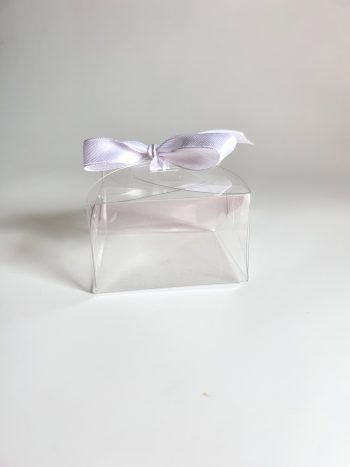 Коробка прозрачная с лентой, 85х85х45 мм — изображение 7