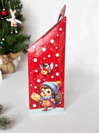 Коробка новогодняя подарочная Письмо желаний, 146х86х225 (+40) мм — изображение 5