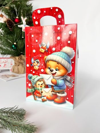 Коробка новогодняя подарочная Письмо желаний, 146х86х225 (+40) мм — изображение 6