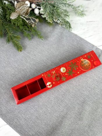 Коробка без окна под 5 конфет Мечты, 210х50х33 мм (дно и обечайка) — изображение 2